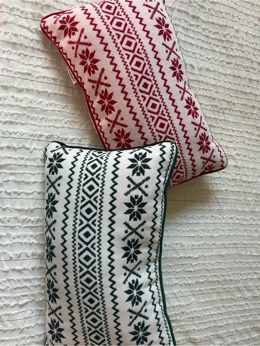 Kirkland Nordic Print Lumbar Pillows